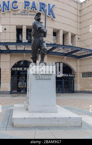 Statue de Honus Wagner Banque D'Images