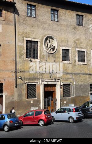 Monastero delle Olate di Santa Francesca Romana sur via Luigi Petroselli dans la ville de Rome, Italie Banque D'Images