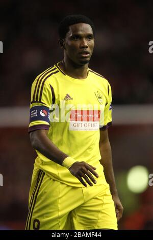 Samuel Eto'o, Anzhi Makhachkala Banque D'Images