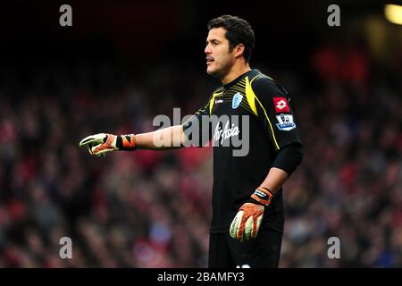 Julio Cesar, gardien de but des Queens Park Rangers Banque D'Images