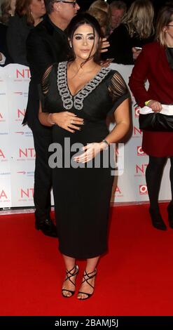 23 janvier 2018 - Londres, Angleterre, Royaume-Uni - National Television Awards 2018 aux salons photo de l'arène de l'O2 : Casey Batchelor Banque D'Images