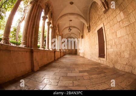 cour intérieure à dubrovnik croatie europe Banque D'Images