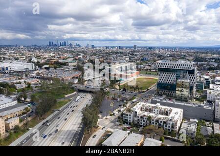 101 Freeway Hollywood Los Angeles Banque D'Images