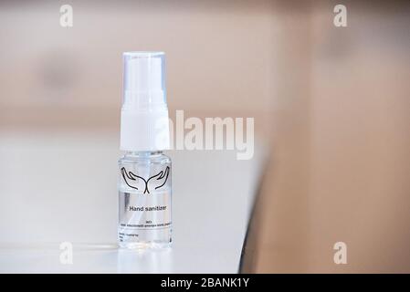 Désinfectant pour les mains pour la désinfection et la prévention des maladies Banque D'Images