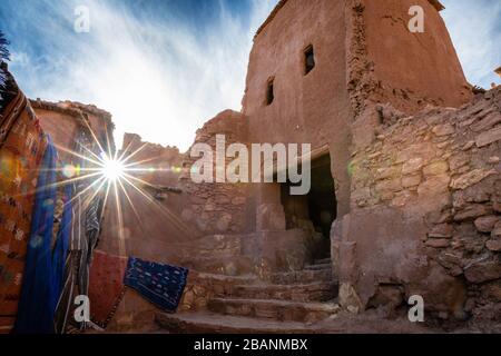 Ksar D'Ait Ben Haddou, Maroc Banque D'Images