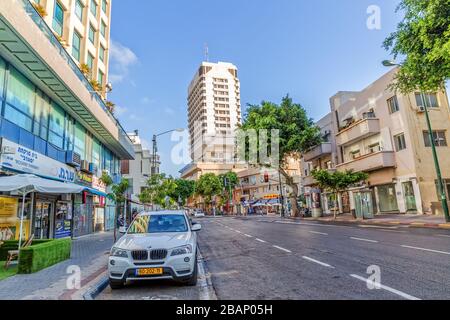 Ben Yehuda rue tel Aviv Banque D'Images