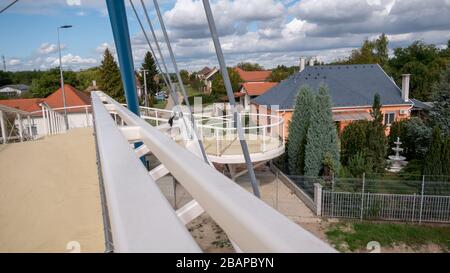 Gyorszentivan 0927 2019 Le nouveau pont de Győr-Győrszentiván a été remis Banque D'Images