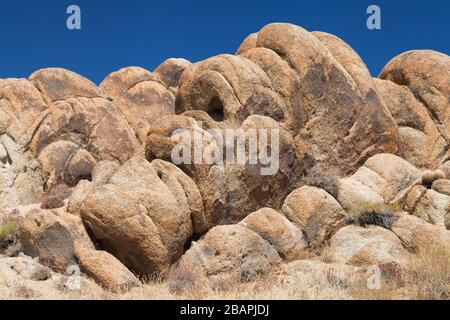 Le chef d'Alabama Hills, Lone Pine, Californie, États-Unis. Banque D'Images