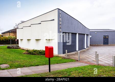 Bibliothèque Wharton à Winsford Cheshire Royaume-Uni Banque D'Images