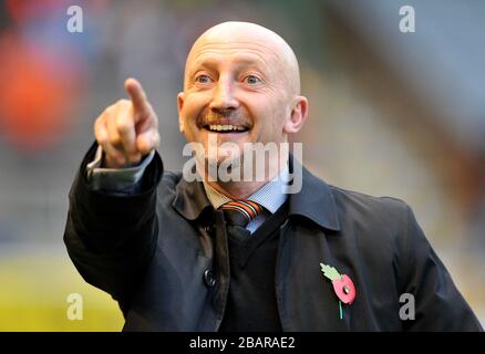 Directeur de Blackpool, Ian Holloway Banque D'Images