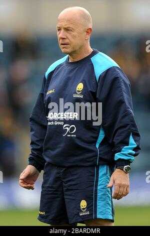 Richard Hill, entraîneur en chef de Worcester Warriors Banque D'Images