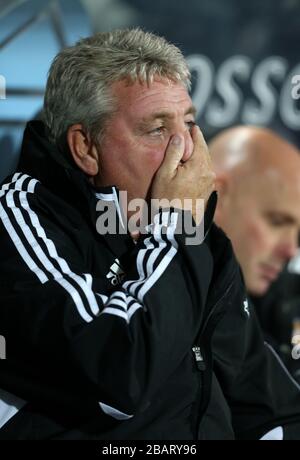 Steve Bruce, directeur de Hull City Banque D'Images