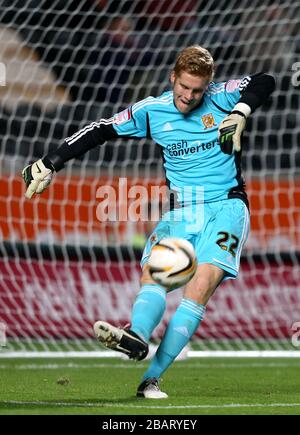 Ben Amos, gardien de but de Hull City Banque D'Images