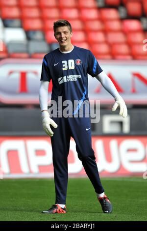 Nick Pope, gardien de but Charlton Athletic Banque D'Images