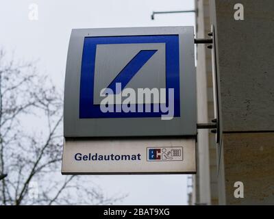 Logo Deutsche Bank Marke DB Banque D'Images