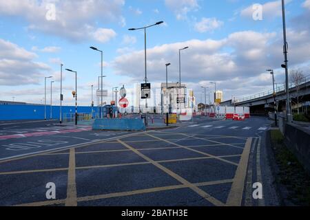 Londres, Royaume-Uni. 29 mars 2020. Londres Royaume-Uni 29mars 2020 crédit pour l'aéroport de la ville déserte : Michelle Sadgrove/Alay Live News Banque D'Images