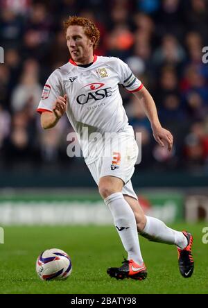 Dean Lewington, Milton Keynes Dons Banque D'Images