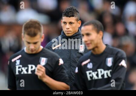 Alexander Kacaniklic, Matthew Briggs et Alex Smith de Fulham Banque D'Images