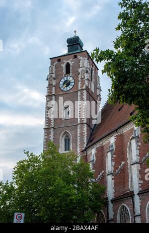 La cathédrale de Liebfrauen à Ingolstadt, Bavière/Allemagne Banque D'Images