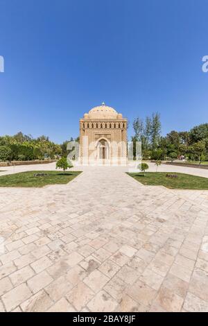 Mausolée ismail Samani, Boukhara, Buchara, Ouzbékistan, Asie centrale, Asie Banque D'Images