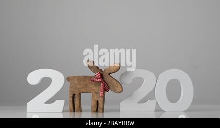 Un Noël 2020 moderne minimaliste Banque D'Images