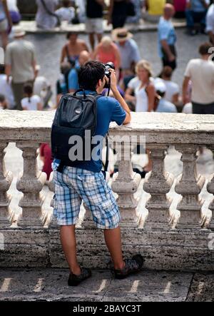 Scène de rue, Rome, Italie, couleur Banque D'Images