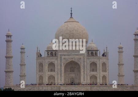 Taj Mahal, Agra, Uttar Pradesh, Inde Banque D'Images