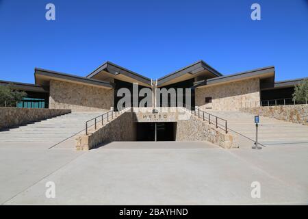 Entrée au Musée El Museo de la Vid y el Vino (Musée de la Vigne et du vin) Banque D'Images