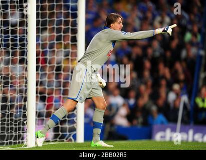 Tim Krul, gardien de but de Newcastle United Banque D'Images