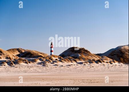 Phare de Amrum en Allemagne Banque D'Images