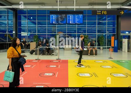 Aéroport de Copenhague, Kastrup, à Copenhague, Danemark, Europe Banque D'Images