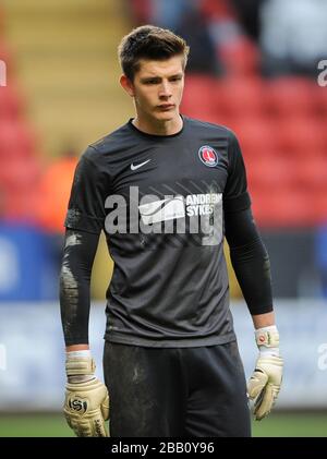 Nick Pope, gardien de but Charlton Athletic Banque D'Images