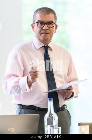 Martin Hewitt, président du Conseil national des chefs de police. Banque D'Images