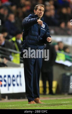 Le directeur de l'Angleterre Gareth Southgate Banque D'Images