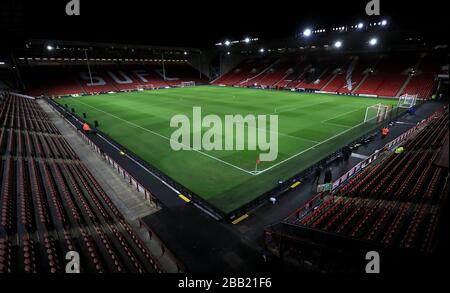 Vue générale de l'intérieur du stade de Bramall Lane avant le match Banque D'Images