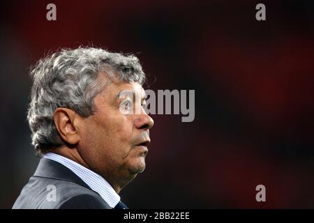 Shakhtar Donetsk Manager Mircea Lucescu Banque D'Images