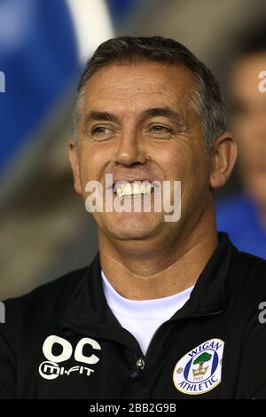 Wigan Athletic Manager Owen Coyle Banque D'Images