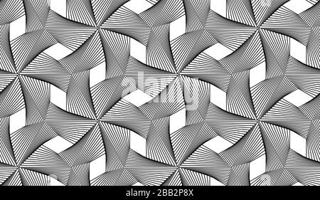 Fond guilloche noir et blanc du Moulin Illustration de Vecteur