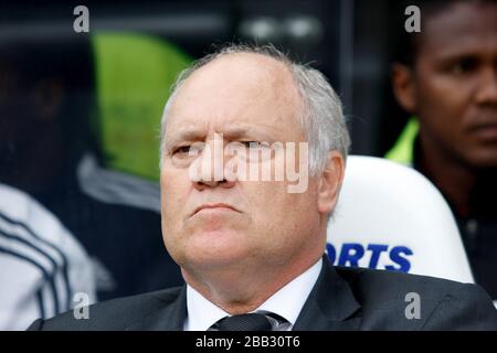 Martin Jol, responsable du FC Fulham Banque D'Images