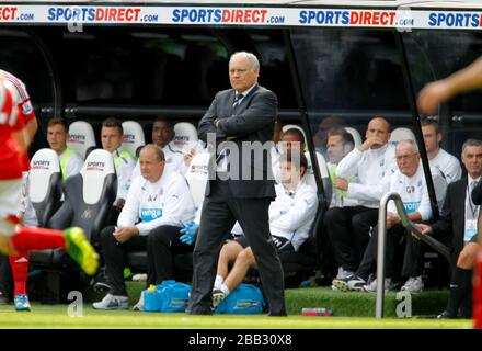 Martin Jol, responsable du FC Fulham Banque D'Images