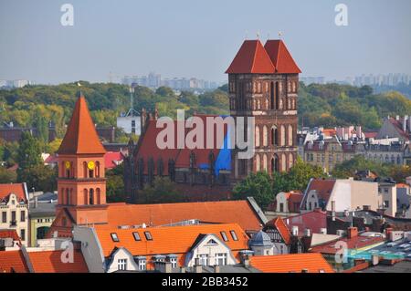 Église de Saint-Jacques. Torun, Voivodeship Kuyavian-Pomeranian, Pologne. Banque D'Images