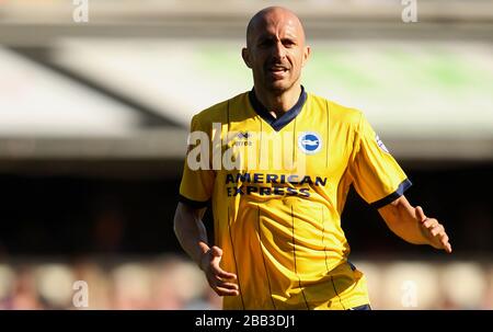 Brighton & Hove Albion Bruno Saltor Banque D'Images