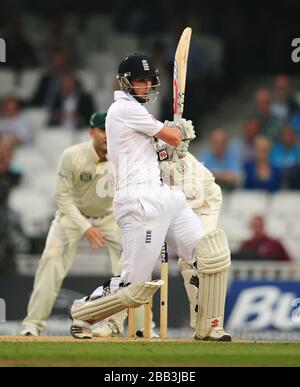 Chris Wooakes, de l'Angleterre, en action au cours du troisième jour du cinquième match test Investec Ashes au Kia Oval, Londres. Banque D'Images