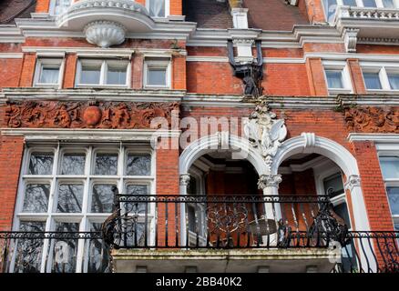 Orme court, Bayswater; bureaux d'Eric Sykes et Spike Miilligan et où Galton et Simpson ont écrit Hancock demi-heure. Banque D'Images