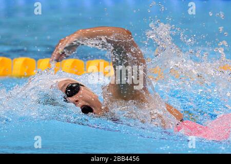 Mireia Belmonte Garcia, en Espagne, pendant la chaleur Freestyle de 800 m de sa femme 3 Banque D'Images