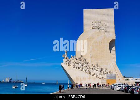 Monument des découvertes (Padrão dos Descobrimentos), monument à Belém, Lisbonne, Portugal Banque D'Images