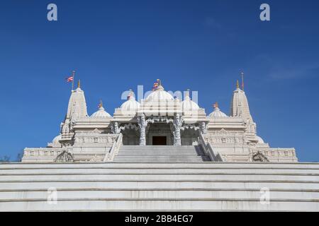 BAPS Shri Swaminarayan Mandir, un temple hindou près d'Atlanta, à Lilburn, Géorgie, États-Unis Banque D'Images