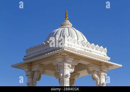 Detail, BAPS Shri Swaminarayan Mandir, un temple hindou près d'Atlanta, à Lilburn, Géorgie, États-Unis Banque D'Images