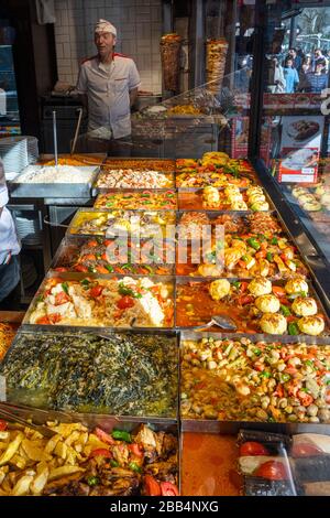 Türkei, Istanbul, Sultanahmet, Divanyolu CAD. 10 A, restaurant CAN, Banque D'Images