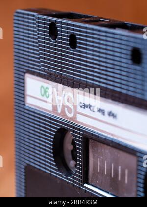 Ruban cassette chrome TDK SA90 Banque D'Images
